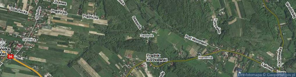 Zdjęcie satelitarne Swawola ul.